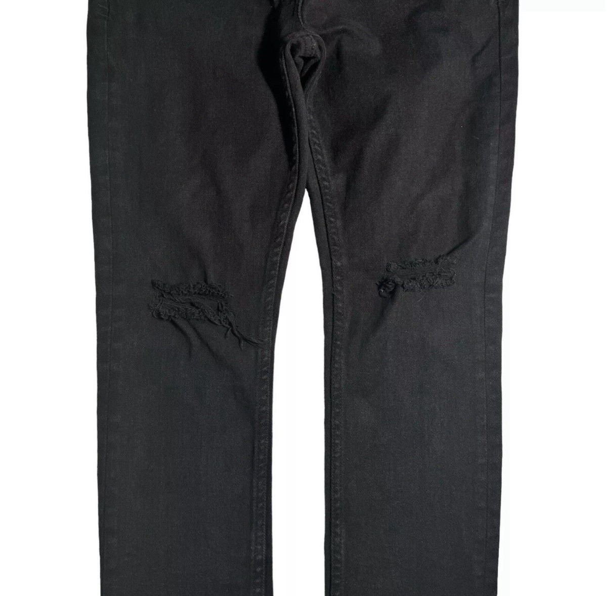Ksubi Jeans Mens 30x31 Van Winkle Ace Black Slice Slim Fit