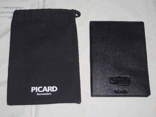 PICARD Geldscheintasche/Kartenmappe - Euro Jet schwarz - mt Branding Antenne Bay