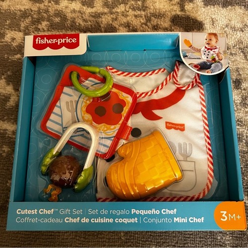 Fisher-Price Cutest Chef Gift Set Rattles and Teethers (NEW) - Picture 1 of 2