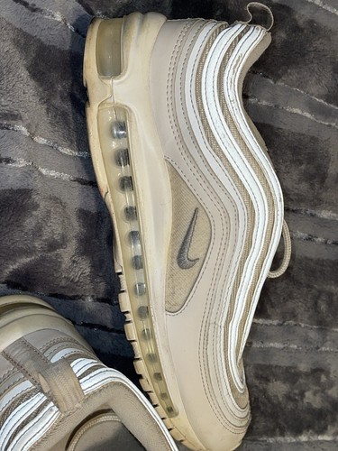 Size 8.5 - Nike Air Max 97 Triple White Wolf Gray 921826- 101 - Picture 2 of 8