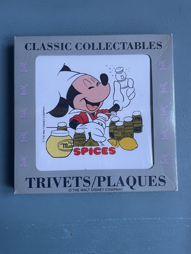 Neu im Karton Disney Sammlerstück Mickey Mouse Classic Collection Fliese - Chef Mickey - Bild 1 von 4