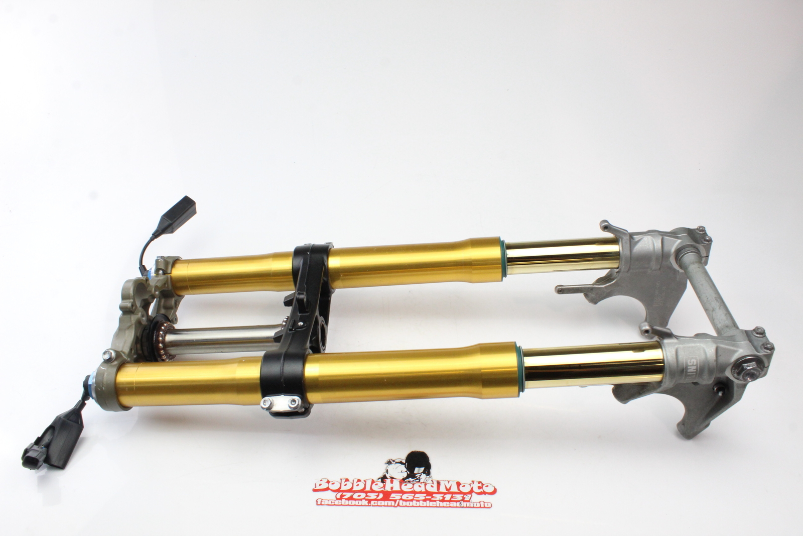 1722 HONDA CBR1000RR OEM COMPLETE FRONT FORKS SUSPENSION HANDLEBARS