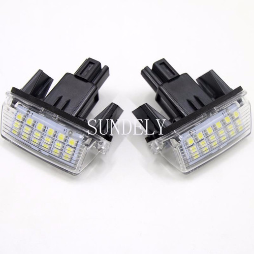 New 2Pcs 18-SMD LED Number-Plate Light For Toyota Camry 2013 2014 2015 - Picture 3 of 3