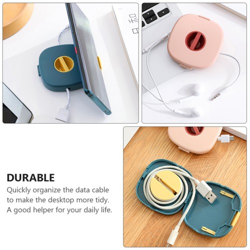 4 Pcs Câble de Charge Boîte de Rangement Cordon Organisateur Support de Gestion - Photo 12/12