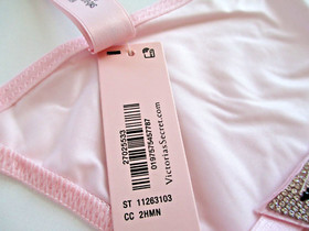 VICTORIA'S SECRET VERY SEXY Shine Strap V-String Thong Panty S M L XL Angel Pink