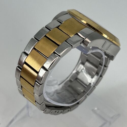 Akribos XXIV Watch AK477TTG Gold & Silver Tone Bling Sparkly Dial NEW BATTERY - Picture 4 of 11