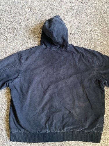 Carhartt Jacke Herren schwarz Canvas Kapuze 3M Thinsulate 104050-BLK Größe 4XL Tall - Bild 13 von 17