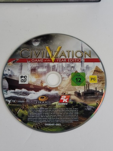 Sid Meier's Civilization V 5: Game of the Year (GOTY) PC DVD-ROM Strategy Game - Picture 2 of 6