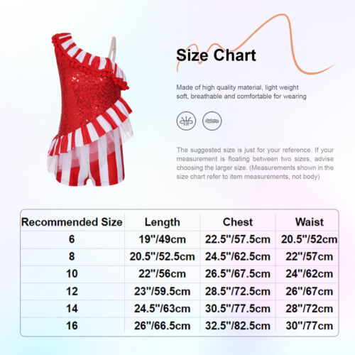 Kids Girls Leotard Birthday Jumpsuit Festival Costume Party Unitard Ruffled - Bild 23 von 31