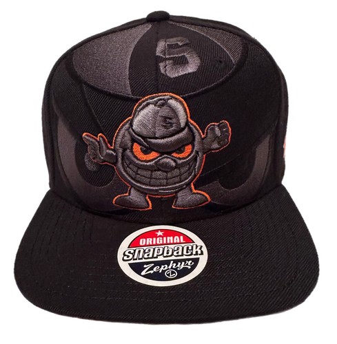 Zephyr NCAA Syracuse Orange “Menace” Flat Bill SnapBack Hat BRAND NEW WITH TAGS - Picture 2 of 6