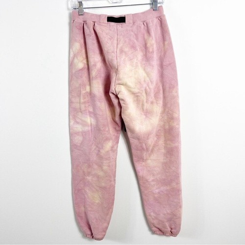 John Elliott French Terry Jogginghose mit Gürtel Größe Medium neu mit Etikett rosa super geblümt - Bild 5 von 9