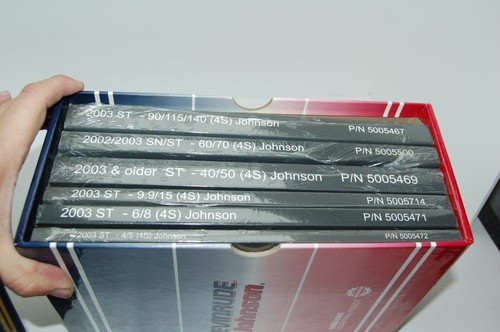 NEW GENUINE Evinrude Johnson 2002-2003 4 Stroke Service Manuals SET 6 BOOKS - Picture 2 of 7