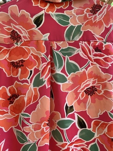 ZARA WOMENS LONG SLEEVES FLORAL PRINT SATIN SHIRT XS/S - Picture 4 of 8