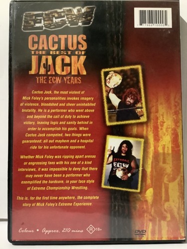 CACTUS JACK, THE BEST OF (THE ECW YEARS) DVD - Picture 2 of 3