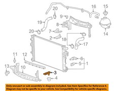 GM OEM 16-25 LaCrosse Radiator Components-Radiator Lower Bracket 23336339