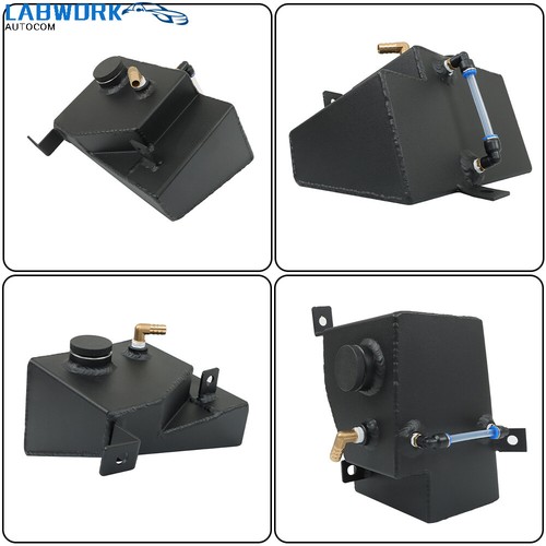 Black Radiator Coolant Overflow Reservoir Tank For Mazda Miata 1990-1997 - Picture 10 of 13