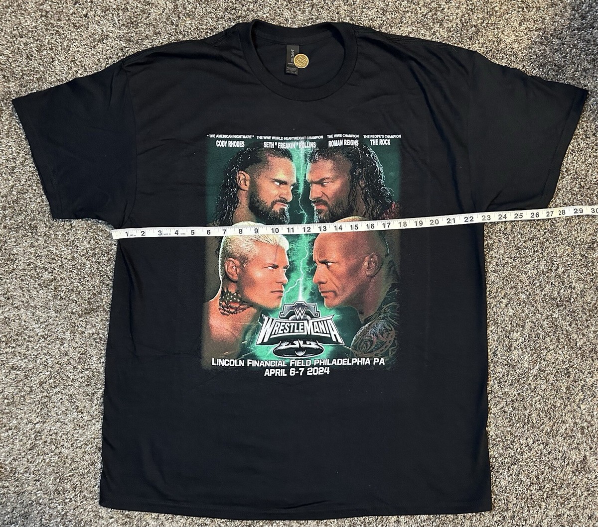 コーディローデス 未使用 未開封 WWE 公式グッズ Tシャツ サイズXL コーディ ローデスモデル WWE AUTHENTIC Tシャツ NEON AMERICAN