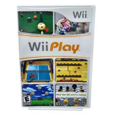 Wii Play Game (Nintendo Wii, 2007) with Manual