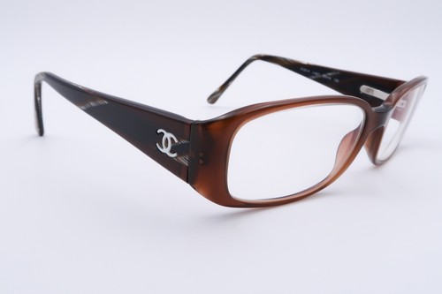 Chanel 3120-H Eyeglasses FRAMES 947 Brown Horn 52[]16-135 Italy E877 - Picture 1 of 8