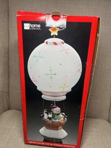 Weihnachten beleuchteter Heißluftballon mit Schneemann & Pinguinen von JC Penney Home getestet - Bild 13 von 17