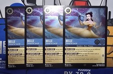 Disney Lorcana - Belle - Strange but Special 142/216 - Cold Foil Near Mint X4