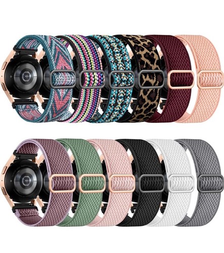 12 Pack Stretchy Bands Compatible with Samsung Galaxy Watch 7 6 5 4 40mm 44mm... - Picture 3 of 9