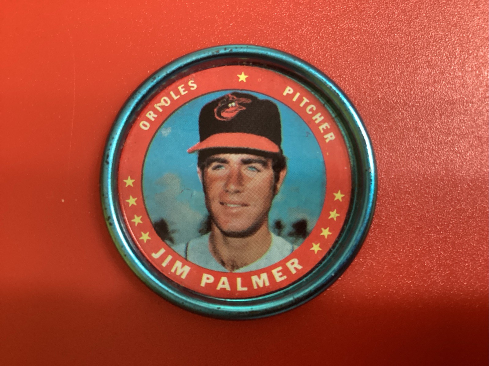 1971 Topps Coin Coins #90 Jim Palmer Orioles EX/NM