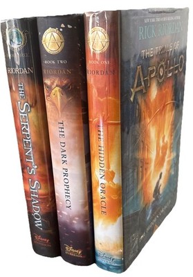 The Trials of Apollo Books 1-3 HCDJ/Brodart (1&3) Riordan First Editions/Prints