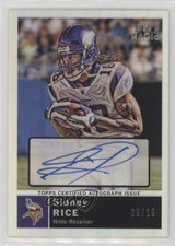 2010 Topps Magic Chrome Auto /10 Sidney Rice #78 Auto