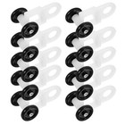  10 Pcs Pulley System Ceiling Mounted Curtain Track Bucket Treehouse