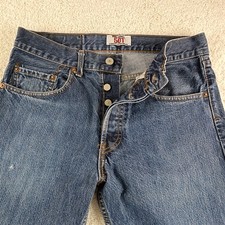 Vintage 2002 Levi's 501 "Made in USA" Button Fly Jeans 30x30
