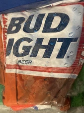 Vintage 1997 BUD LIGHT Inflatable Advertisement Football Player 32" Tall NIP