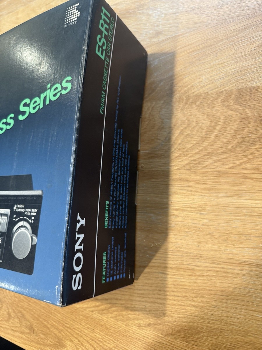 Sony ES-R11 FM/AM Cassette Car Stereo ESR11 Vtg Japan Truck Head