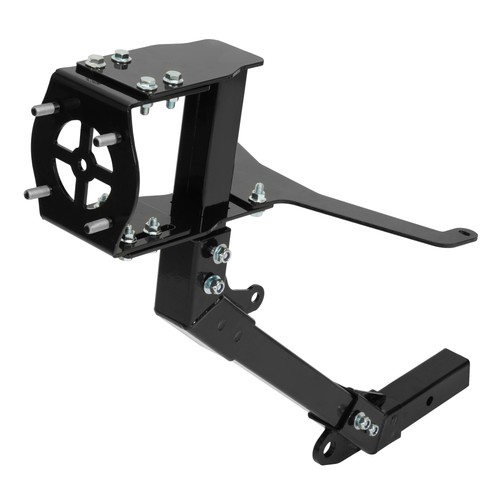 Porta neumáticos de repuesto montado en enganche de acero negro para Kawasaki Teryx4 800 2014-2025 - Imagen 4 de 23