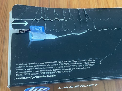 NUEVO HP 641A C9720A OEM Genuino Negro Laserjet Cartucho de impresión Caja Abierta - Imagen 5 de 8