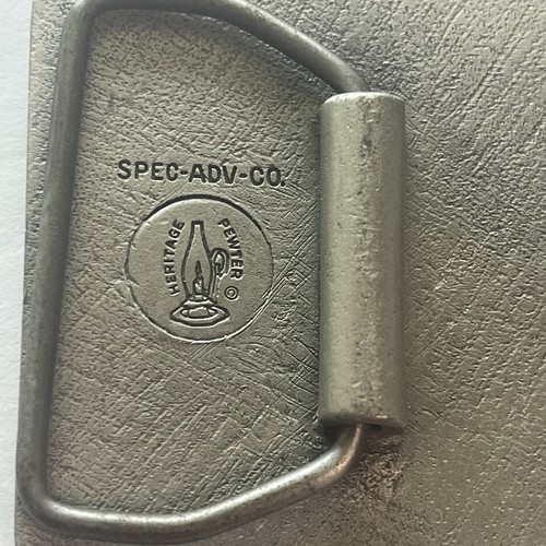 Brown & Root Industrial Petro-Chem Div SA Gürtelschnalle Vintage Heritage Pewter - Bild 5 von 12