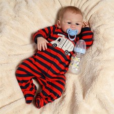 Handmade Real Reborn Baby Dolls Vinyl Silicone Lifelike Newborn Boy Doll Gift