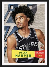 2025-26 TOPPS NBA LIVING SET Card # 13 Dylan Harper RC Rookie Spurs PRESALE
