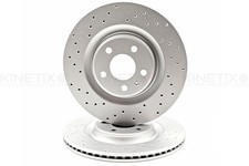Für Audi A4 S4 A5 S5 A6 A7 A8 SQ5 Kreuz Gebohrt Heck Paar Bremsscheiben 330mm