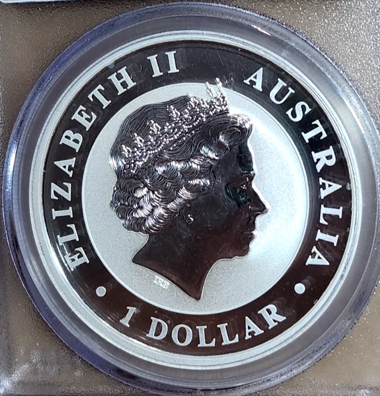 2014-P Australia Wedge Tailed Eagle $1 Silver Coin - MS69 - Mercanti Signed PCGS - Image 4 of 4