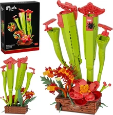 Carnivorous Plant Bonsai Building Set - Sarracenia Pinguicula Drosera Artificial
