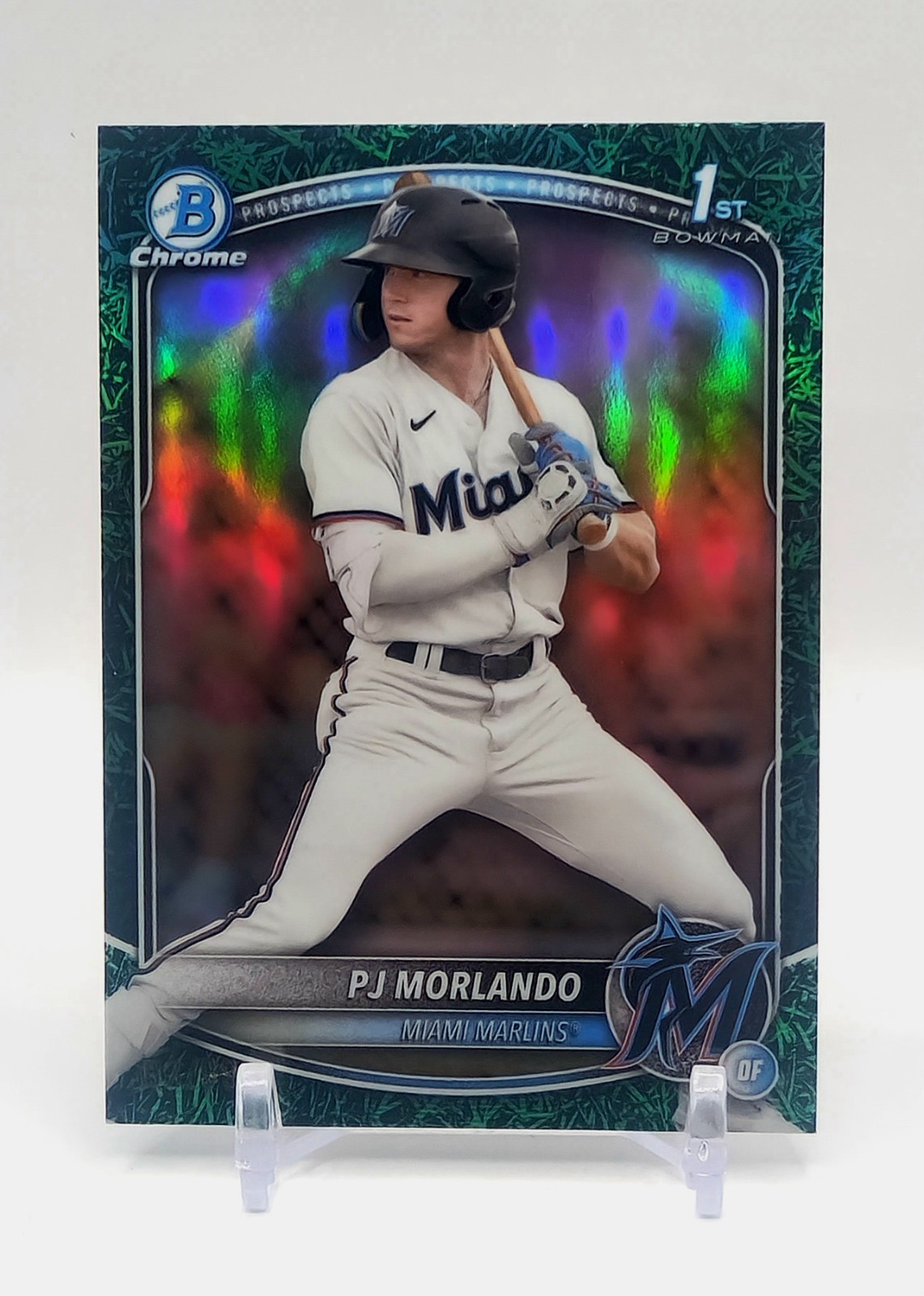 2025 Bowman Chrome PJ Morlando 1st Green Grass Refractor /99