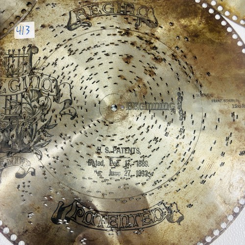 Regina 15-1/2" Spieluhr Scheiben Serenade Kloster Glocken Don't be Cross 4 Stück - Bild 13 von 24