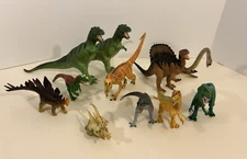 Vintage Safari Ltd. Dinosaurs Lot of 11 Figures