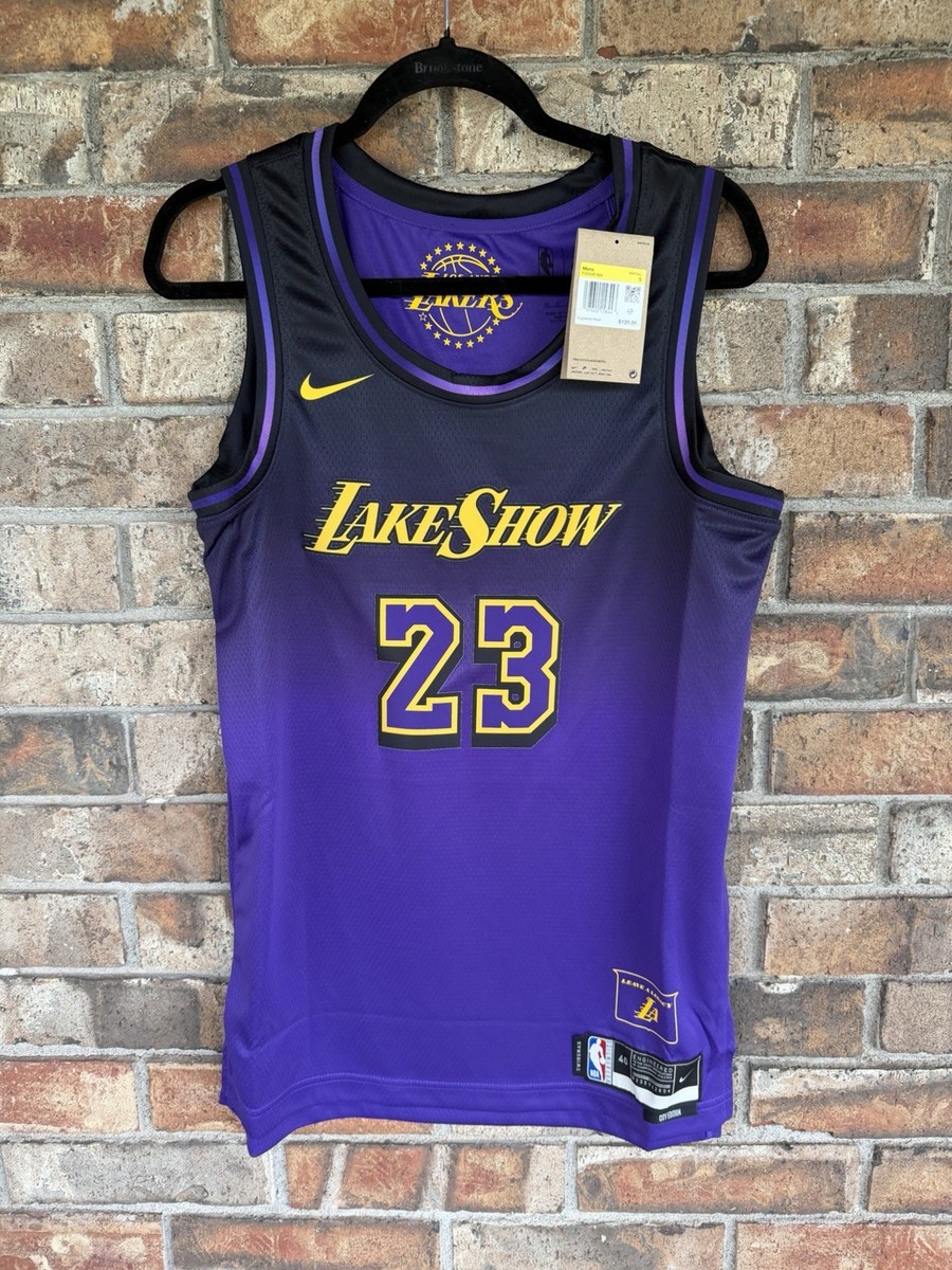 Lakers LeBron James ユニフォーム Sサイズ NWT LA Lakers Nike City Edition LakeShow LeBron James Jersey S