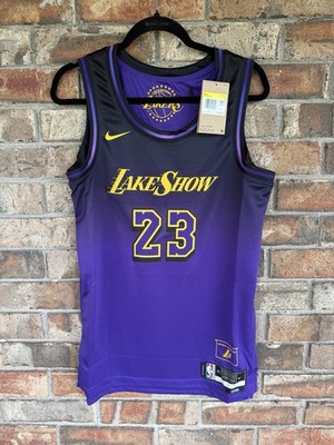 Lakers LeBron James ユニフォーム Sサイズ NWT LA Lakers Nike City Edition LakeShow LeBron James Jersey S