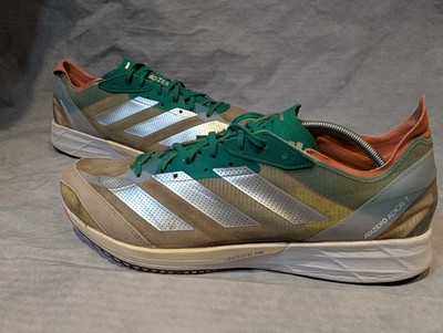 UK11 Adidas Adizero Adios 7 WC Light Aqua Blau Neuwertig Celeste Herren Laufschuhe 