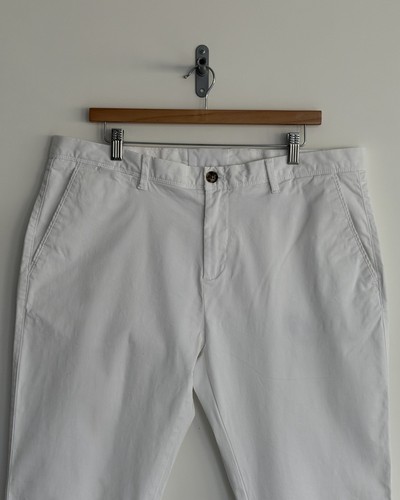 Reiss "Pitch" Chino Hose Slim Fit Stretch hellweiß W38/L32 - Bild 3 von 16