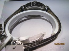 SEIKO PRESAGE MEN'S WATCH AUTOMATIC BLACK LEA ORIGINAL SRPE45 NEW 4