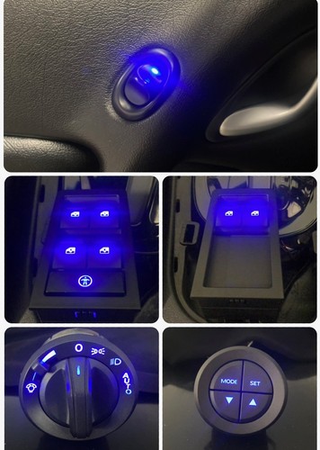 HOLDEN HSV VY VZ WL WK CUSTOM BLUE LED SWITCH PACK